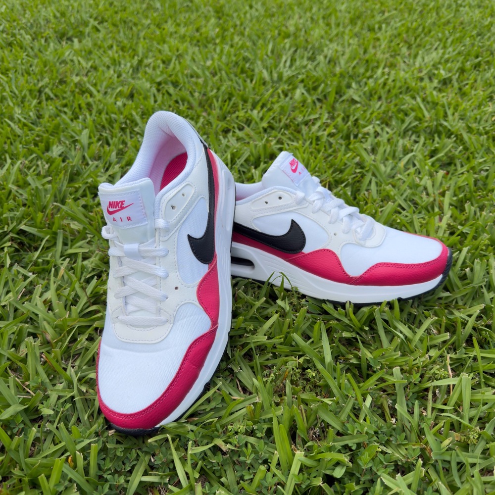 Nike Air Max SC Womens White Black Pink Glaze Sneakers CW4554-106 Size 9